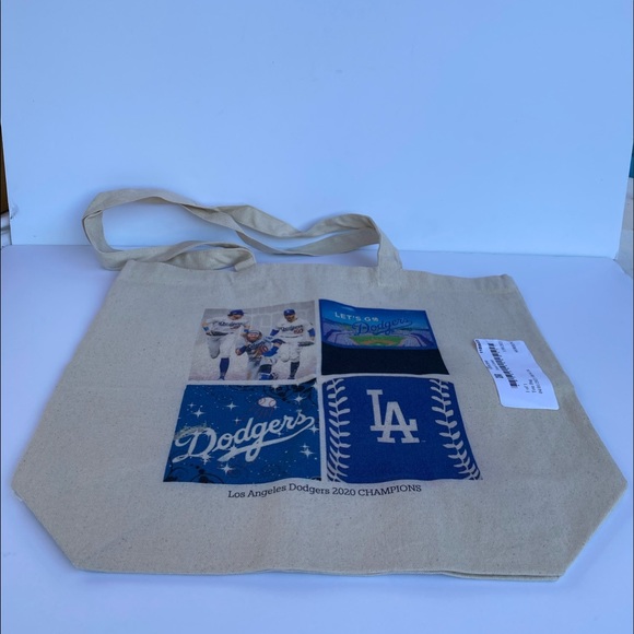 Los Angeles Dodgers Canvas Tote Bag - Picture 4 of 8